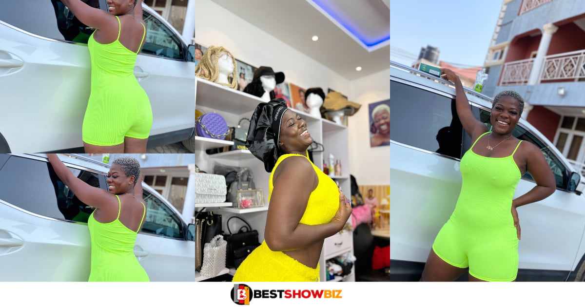 Tiktok Star Asantewaa thrill social media with hot saucy Photos. (see pictures)