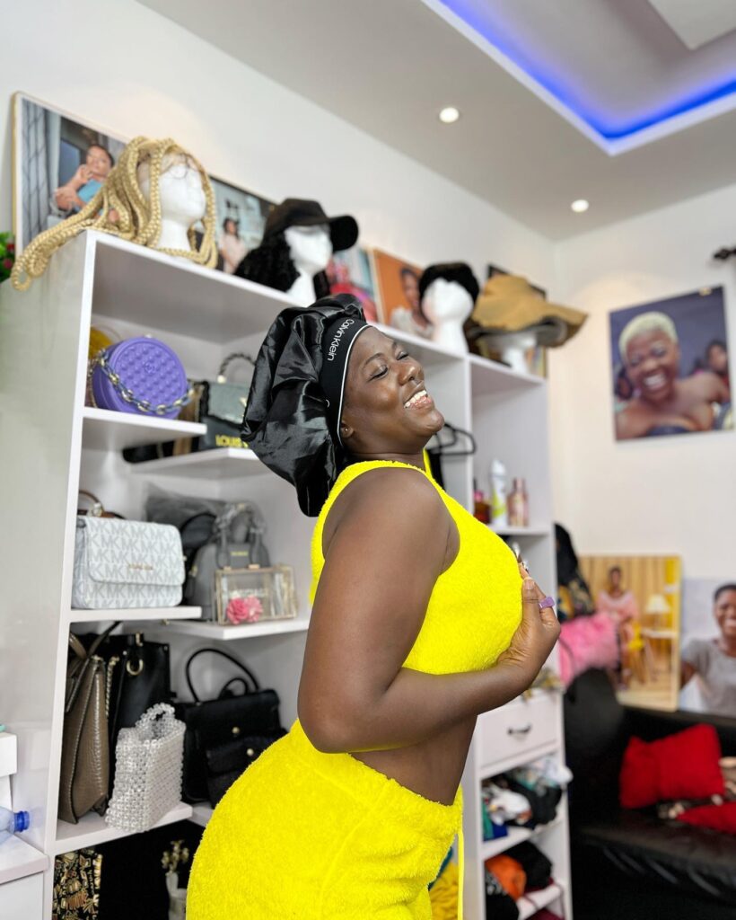 Tiktok Star Asantewaa thrill social media with hot saucy Photos. (see pictures)
