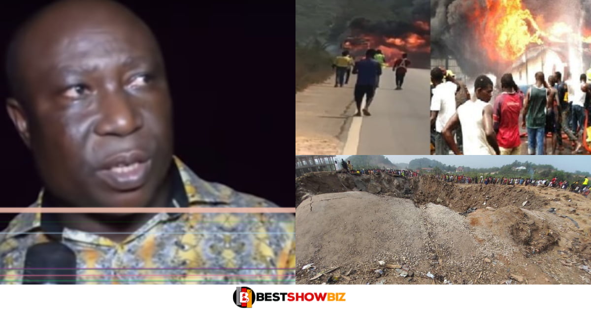 Bogoso Explosion: "The driver told people to run but stubborn Ghanaians went to video"- MCE speaks (video)
