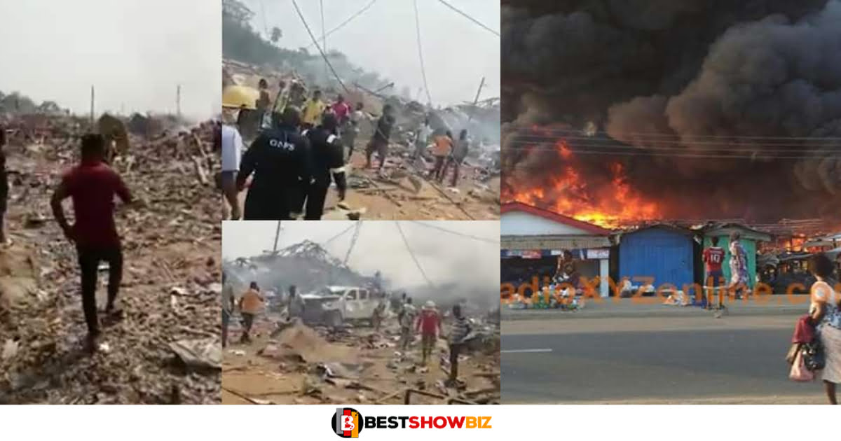Over 100 people feared dead in Bogoso after a Huge explosion (video)