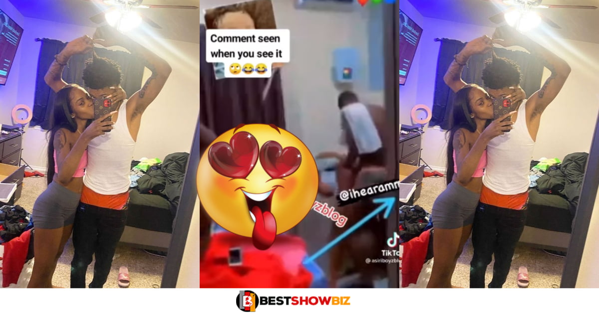 Couple flexing on social media, mistakenly video their friends have sἔx (video)