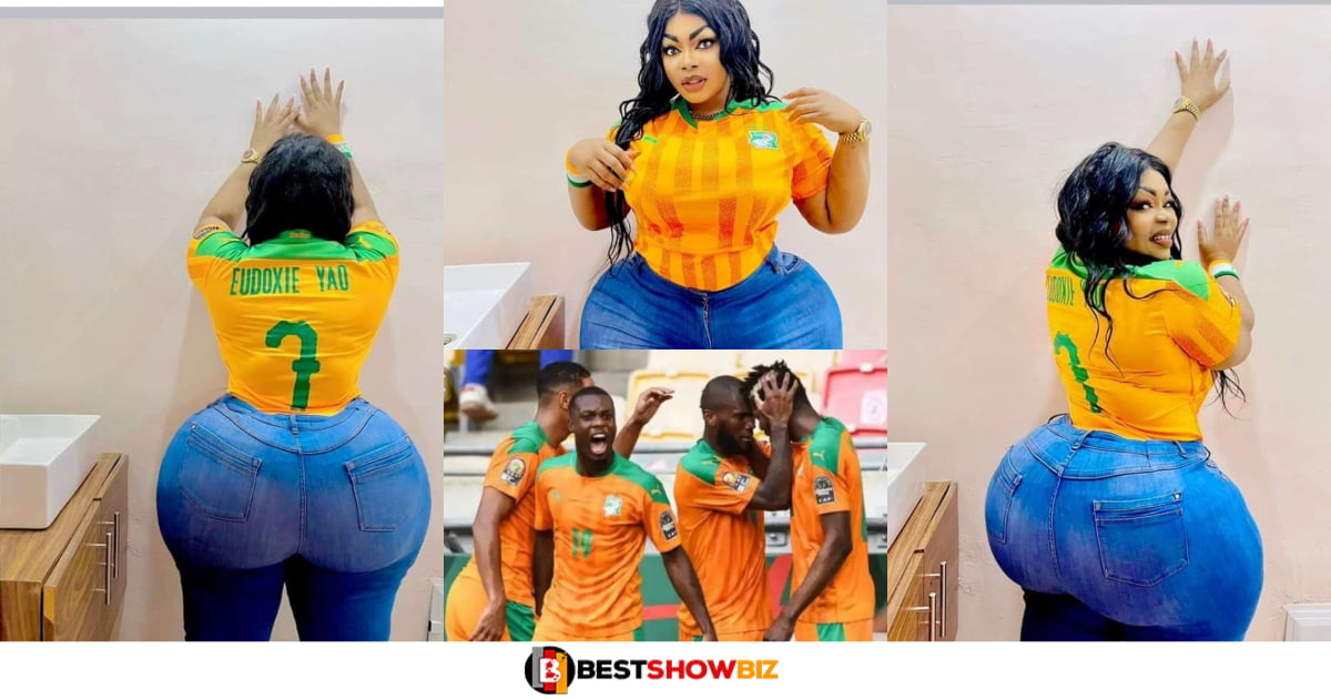 "Congrats to Ivory Coast, I'm coming with number 7 to strengthen this team." - Actress Eudoxie Yao
