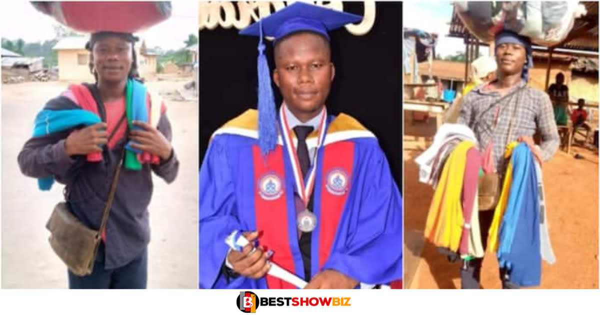 The system is really bad: Ghanaian Graduate with First-Class Sells Used Clothes to Survive