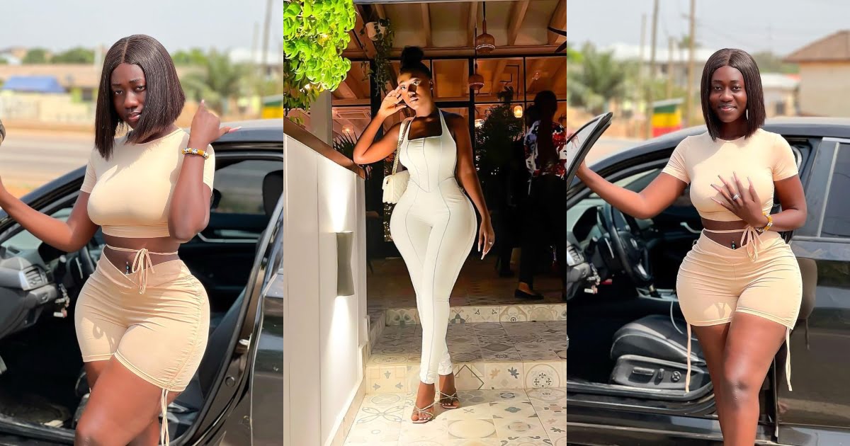 Hajia Bintu Shares first images of 2022 and fans can't keep cool over her body (photos)