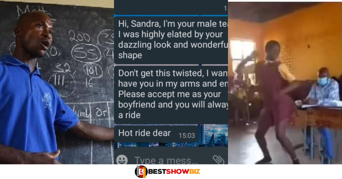 JHS girl leaks dirty chats her male teacher has been sending to her on Whatsapp