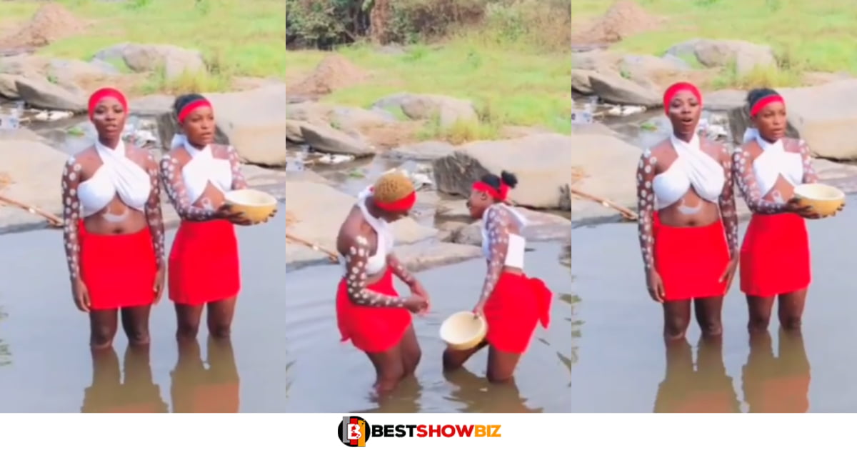 Two ladies go to the river gods to curse Emmanuel and Victor for breaking their hearts.