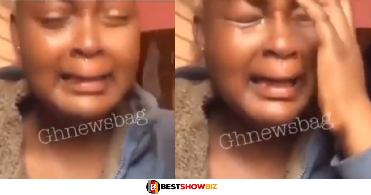 "So I won’t get any man to ch0p me?"-Ghanaian Lady cries like a baby because she is sḝx starved.
