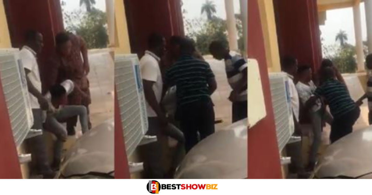 Staff members at a university were caught on camera using a Taser to shock students for cheating in exams (video).