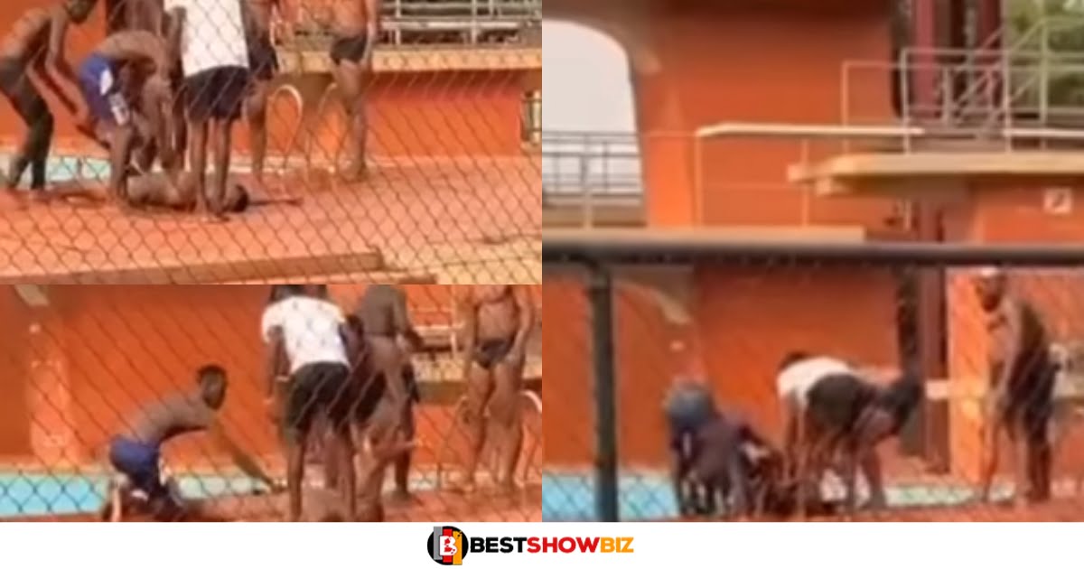 Sad News: Legon level 100 student gets drowned in pool while having fun with friends (watch video)