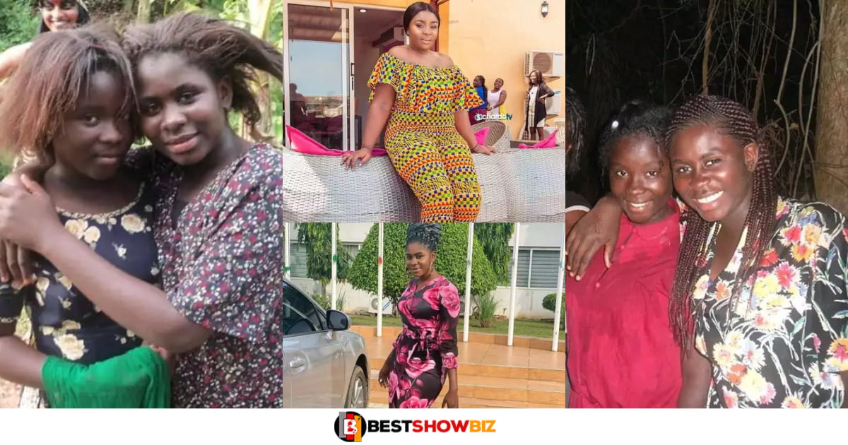 See childhood photos of Maame Serwaa and Yaa Jackson when they were best of friends. (photos)