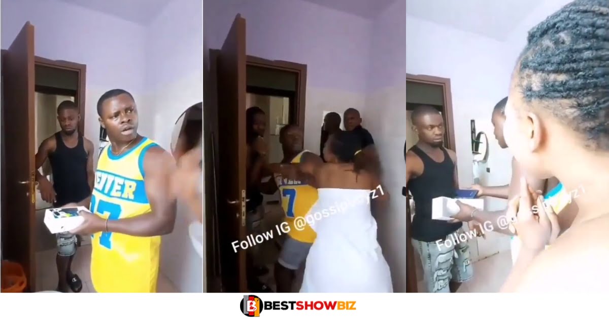 Man caught recording his friend's wife whiles she bathes (video)