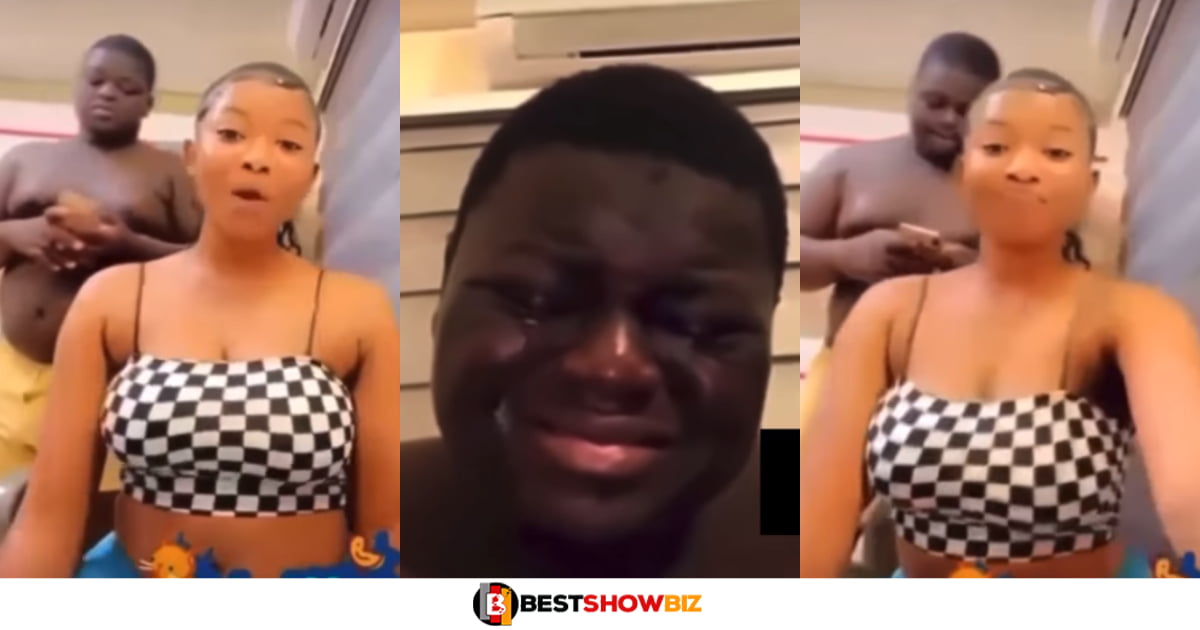 Obolo cries like a baby after his beautiful girlfriend gave him broken heart (video)