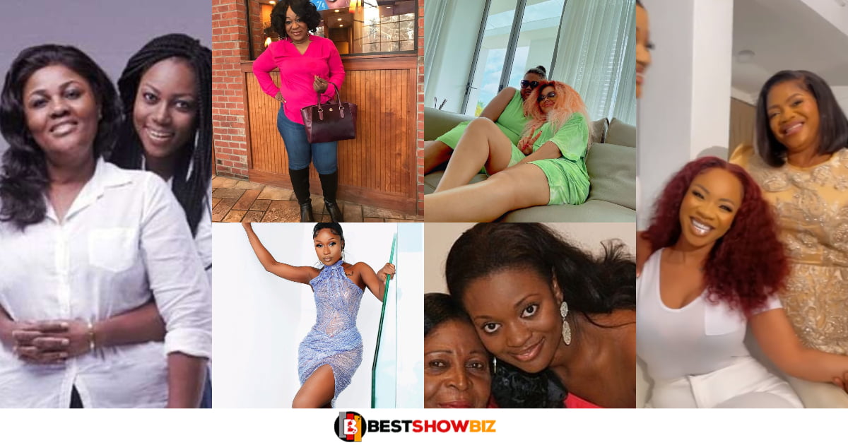 See photos of the mothers of some famous Ghanaian celebrities. (Jackie Appiah, Yvonne Nelson, Efia Odo, and many others)