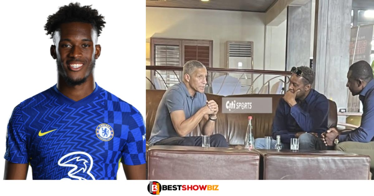 New Black Stars coach Chris Hughton meets father of Callum Hudson-Odoi in Accra to convince him to play for Ghana.