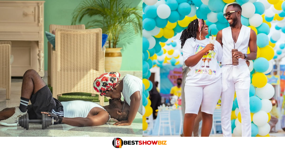 "I promise to love you forever"- Okyeame Kwame tells his wife as the celebrate 13 years of marriage