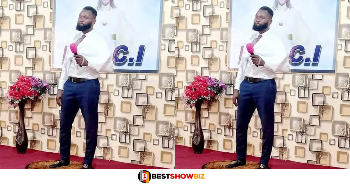 See photo of a wanted pastor after he stole GHC 40,000 from a female church member during a visit to pray for her.