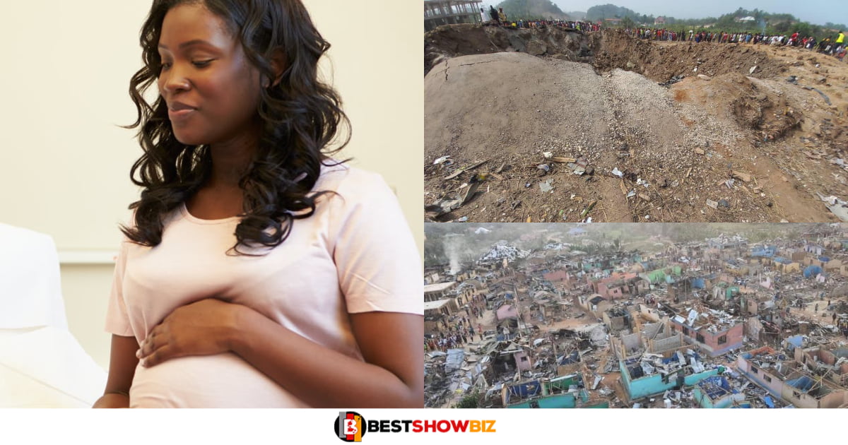 Bogoso - Appiatse Explosion: Pregnant woman details how she was able to escape death.