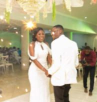 Couple who met on Facebook gets married in a beautiful wedding (photos)