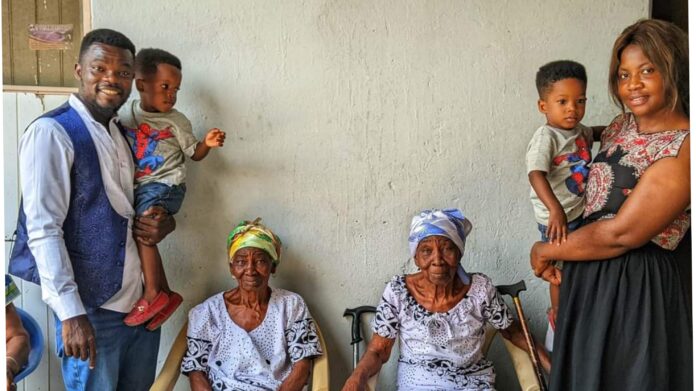 This is beautiful: See Photos of the oldest twins in Ghana, they are 87 years old.