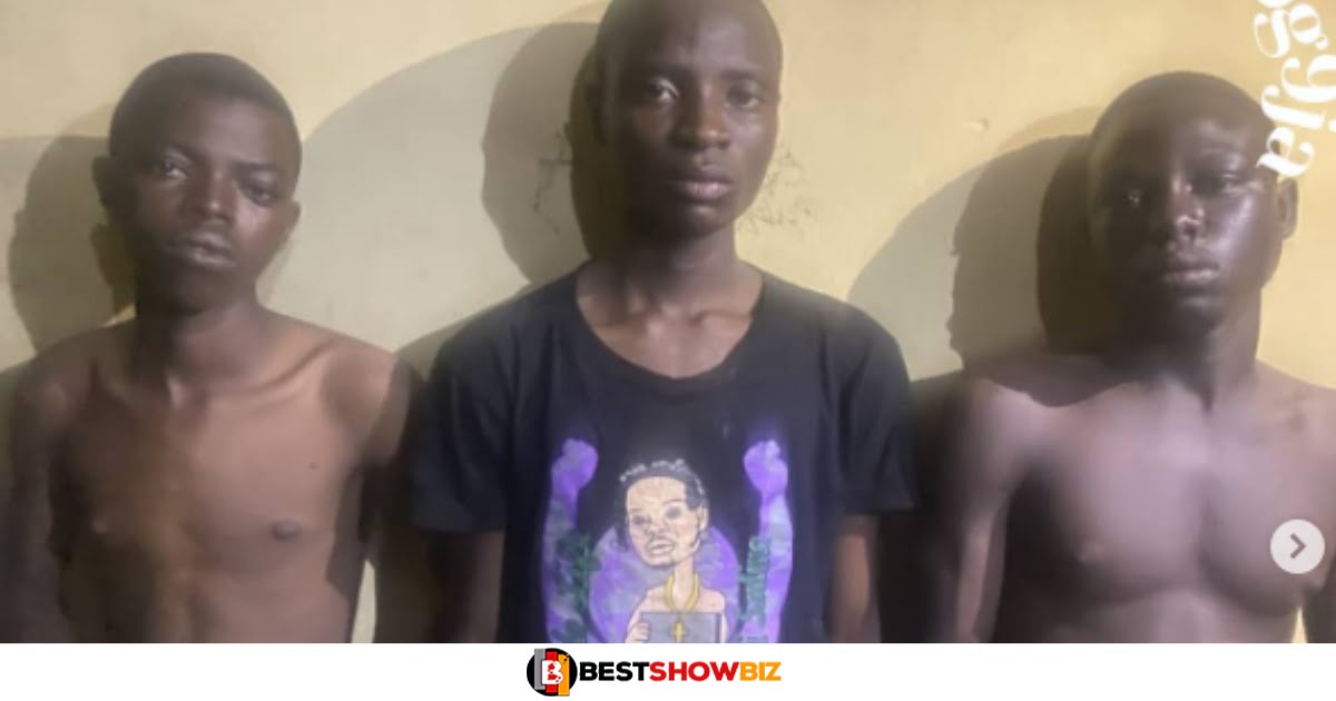 3 young boys arrested for k!lling their friend's girlfriend for money rituals (video)