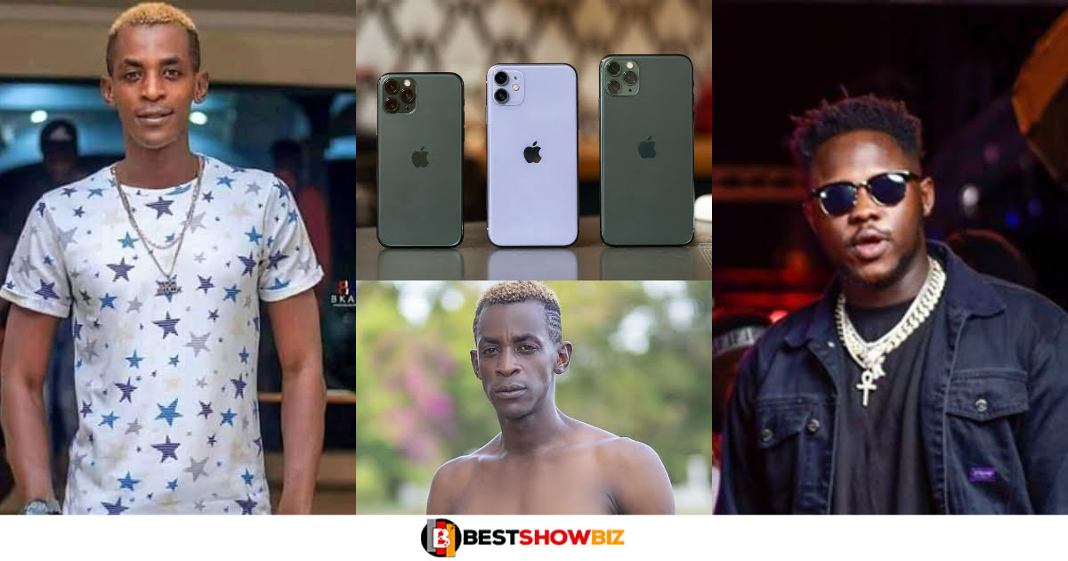 Actor Too Much reveals that Medikal bought him his first iPhone and gave him GH200 for transportation. (video)