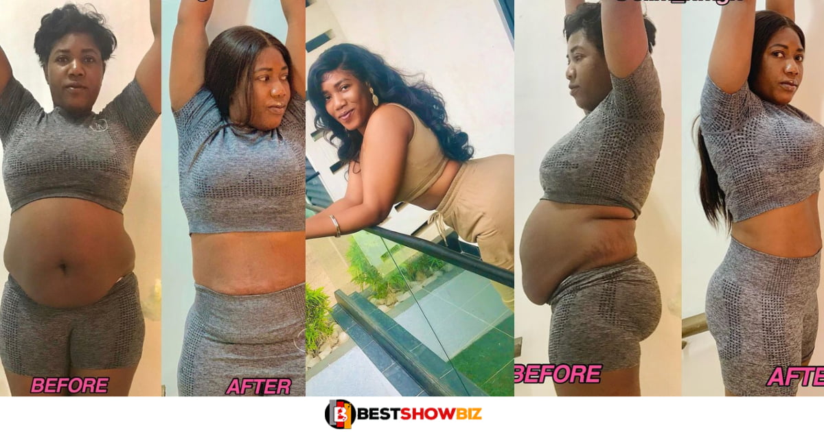 Actress Victoria Lebene reveals how large her stomach became after she gave birth (photo)