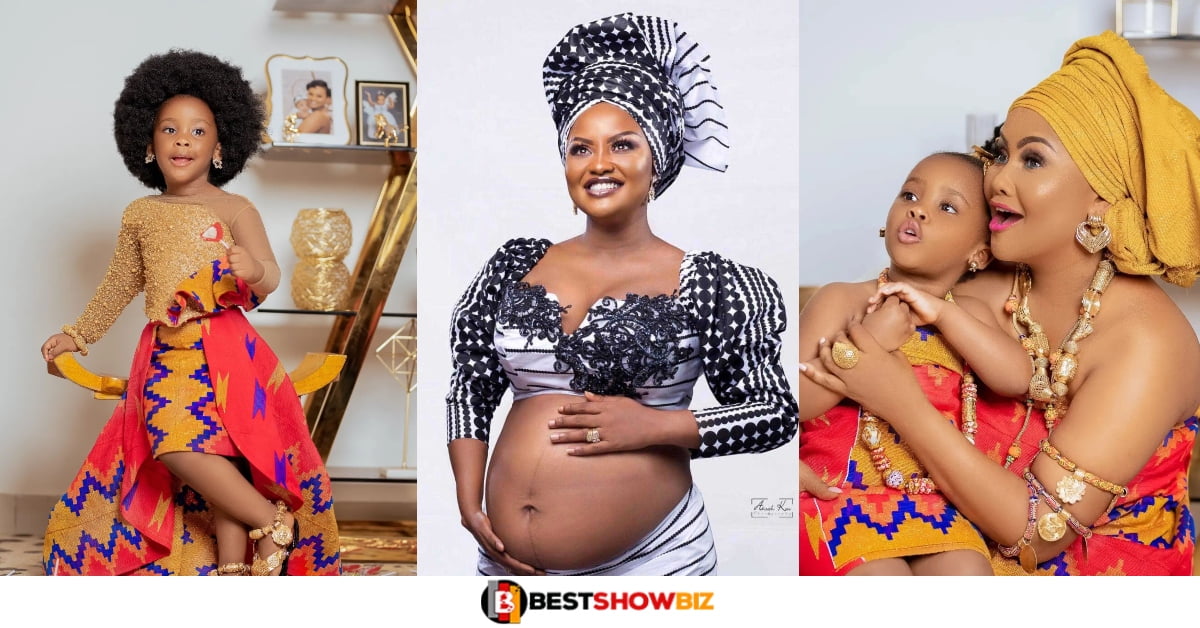 For 6 Times Nana Ama Mcbrown Washed Her Womb Before Giving Birth - See Beautiful Photos Of 3-Year-old, Baby Maxin
