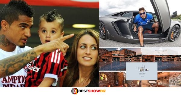 See the flashy cars and houses owned by former black stars player, Kevin-Prince Boateng.