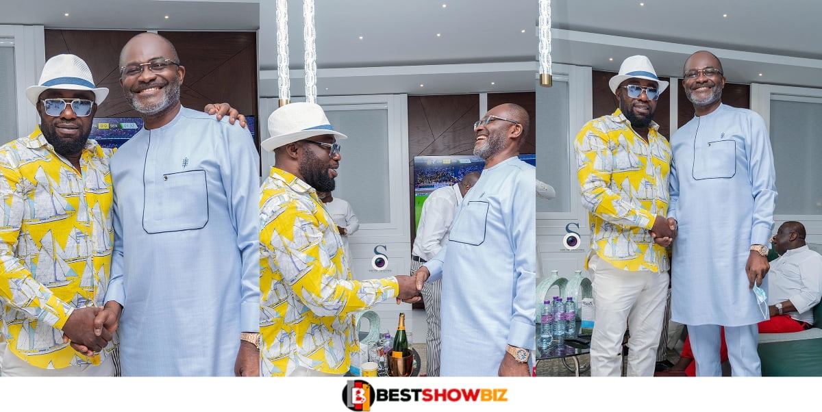 New Video of Kennedy Agyapong Looking Fresh as He Storms Despite’s 60th Birthday Bash