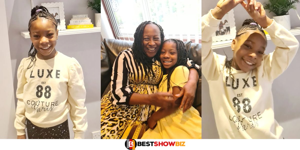 (Photos) Patience Ozokwo Blesses Her Beautiful Lookalike Granddaughter, Kambi on her 8th Birthday