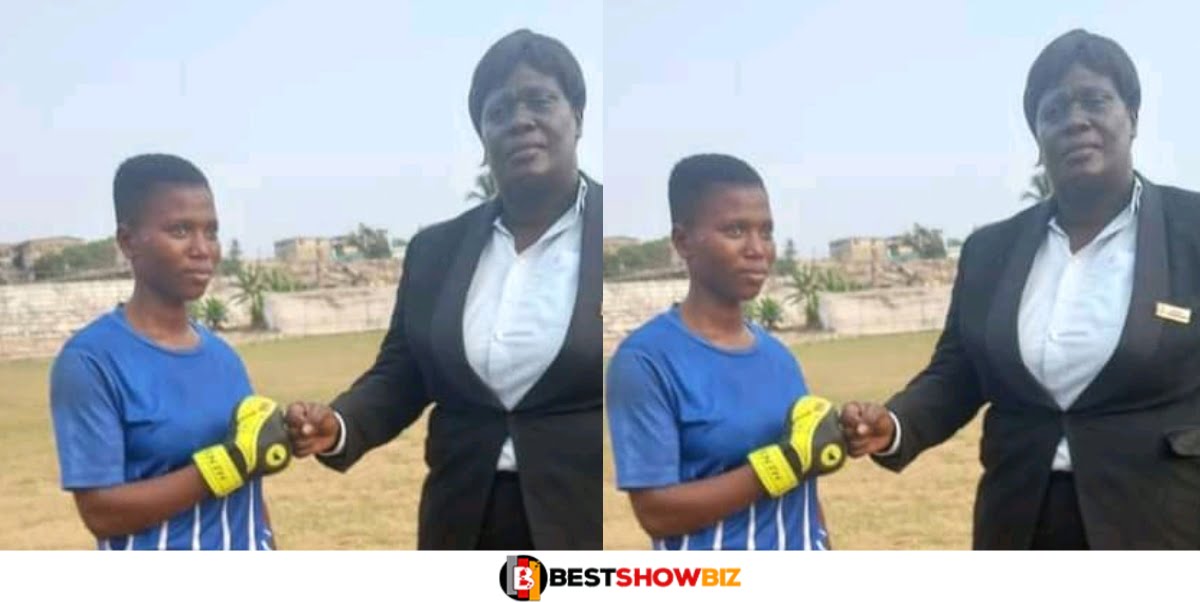 Photos: Young Ghanaian Female Goalkeeper Who Conceded 24 Goals In One Match Honored
