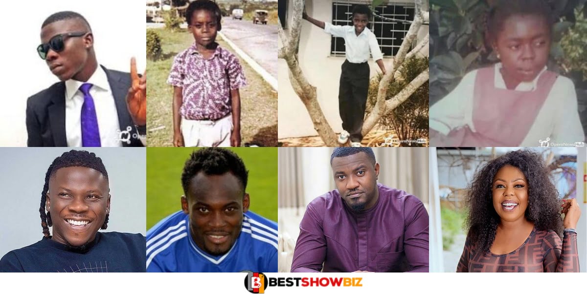 See Childhood photos of 10 popular Ghanaian celebrities