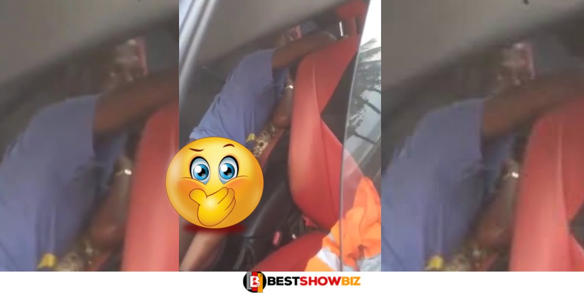 Valentine’s Day Rush Hour: Taxi Driver Caught ‘Ch0pping’ A Passenger In His Car (VIDEO)