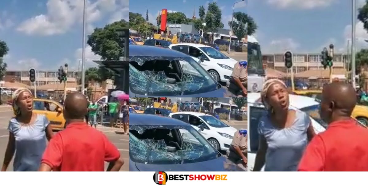 Family Cheat Angry Porn Videos - Video) Angry wife destroys Husband's car after catching him Cheating after  leaving his family with no food and money