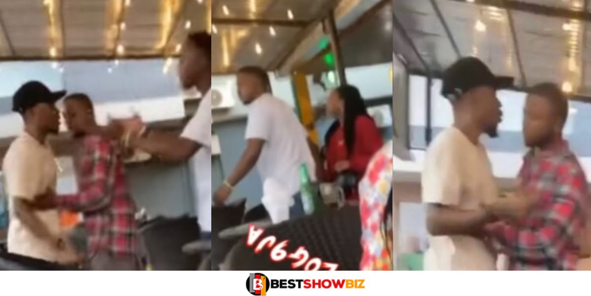 (Video) Man Attacks Girlfriend After Seeing Her On A Date Another Man At The Restaurant