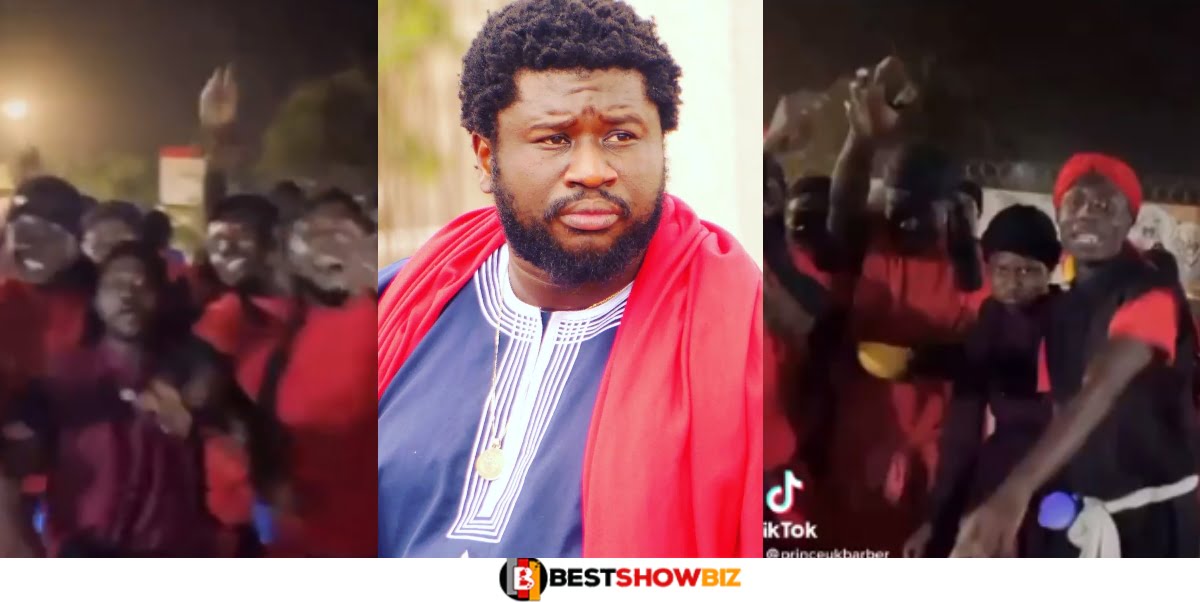 Video of Ajagurajah and his Church dancing to Shatta Wale’s 'Aye Half Caste' song goes viral