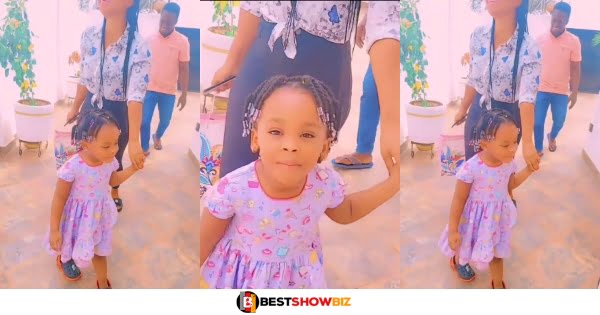"Happy birthday to me"- Baby Maxin declares as she turns 3 years old today (video)