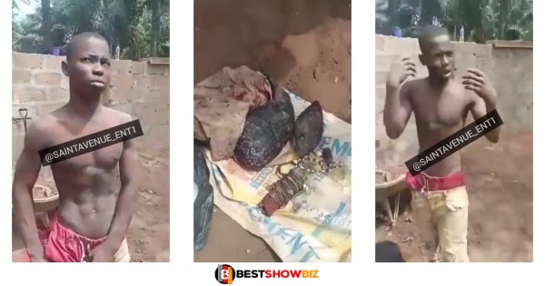 "It is My Juju, I Will D!e If You Burn It" - 20-Year-Old Boy Cries and Beg (video)
