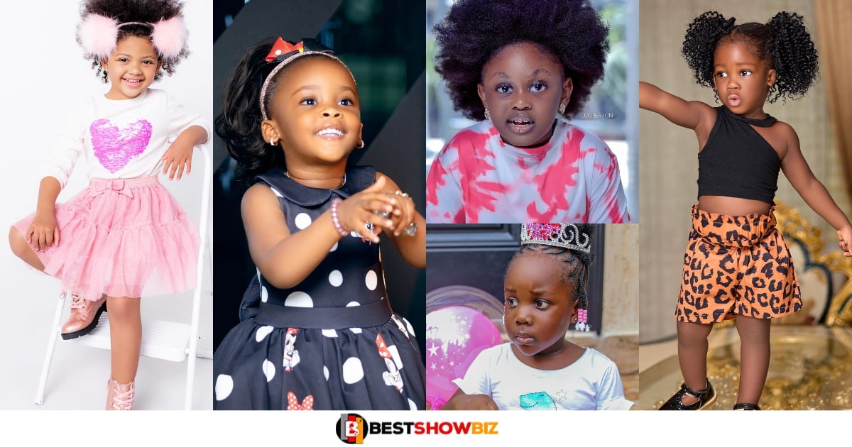 Meet The beautiful Daughters of Popular Ghanaian celebrities (photos + details)