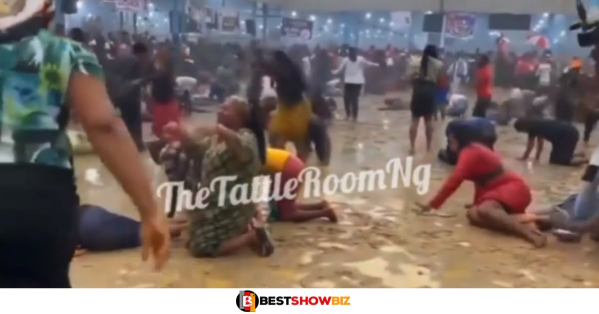 This is sad: Pastor makes church member roll in the mud for deliverance (video)