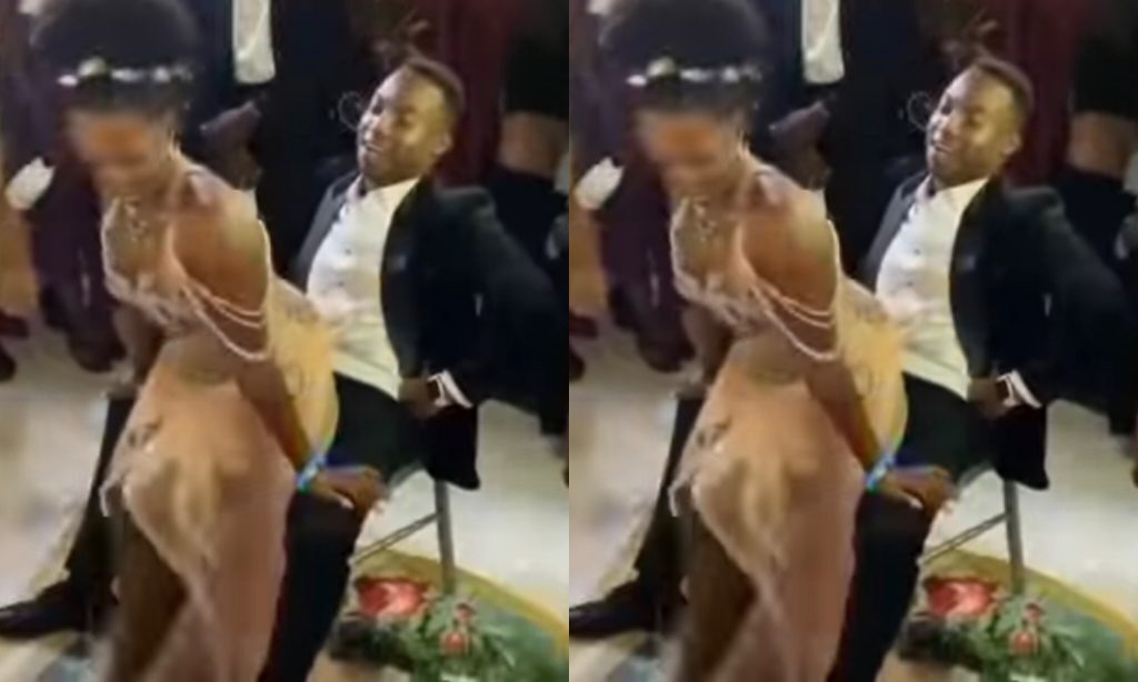 Bride goes viral after she sat on her husband's and gave him a lap dance at their Wedding Reception