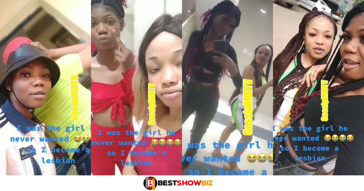 "My boyfriend broke my heart, it is the reason i am now a lesb!an"- Lady reveals as she shares her new partner (video)