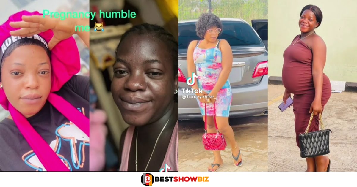 "I was beautiful and proud but Pregnancy humbled me"- lady reveals after she shared before and after pregnancy photos.