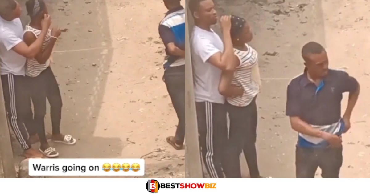 See what this lady did after her boyfriend caught her with another man (video)