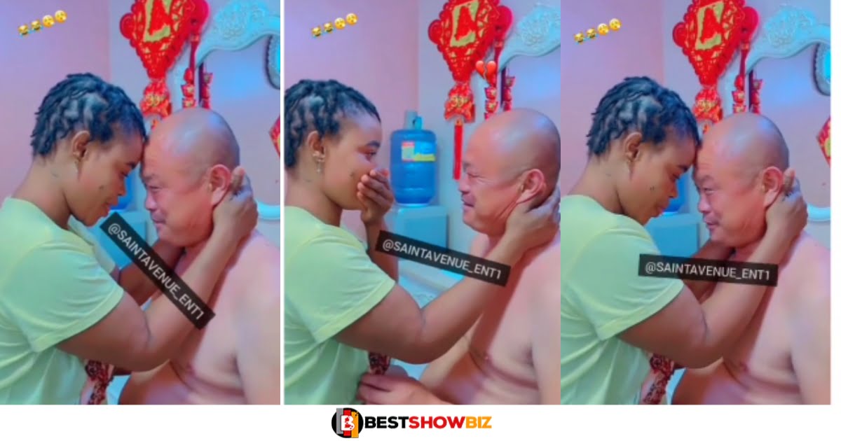 Lady proudly flaunts her Chinese husband as she releases a romantic bedroom video.