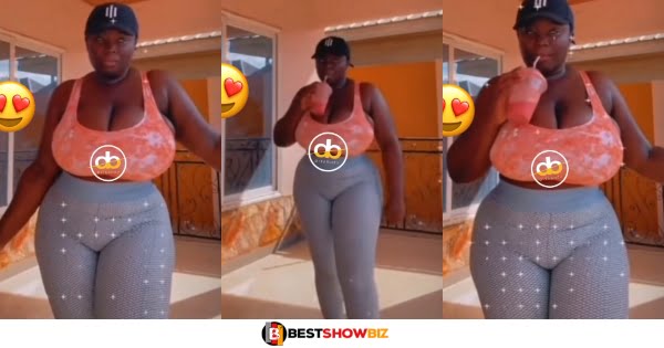 Maame Serwaa Causes Confusion Online As She Flaunts Her Heavy ‘Goods’ Dancing to Kelvyn Boy's Song (Video)