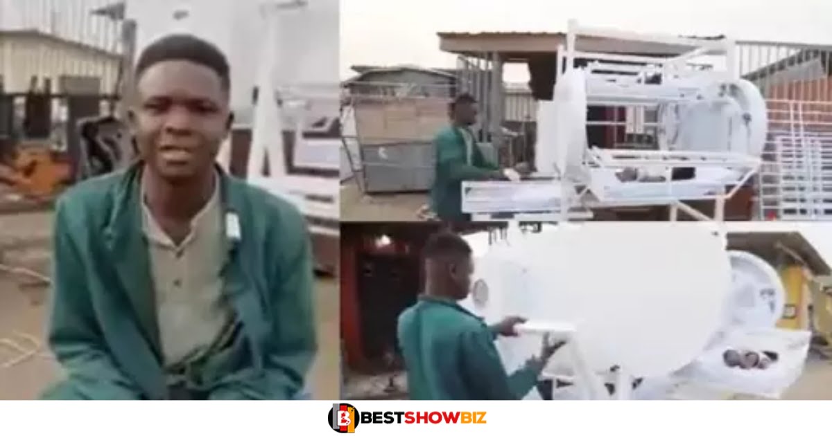 Ghanaian man invents 5-in-1 automated bed for babies to reduce babies sleeping on the floor in hospitals (video)