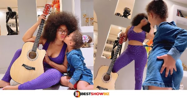 Nadia Buari Shows The Face Of Her Daugther As She Shares Beautiful Images Of Herself With Her Online