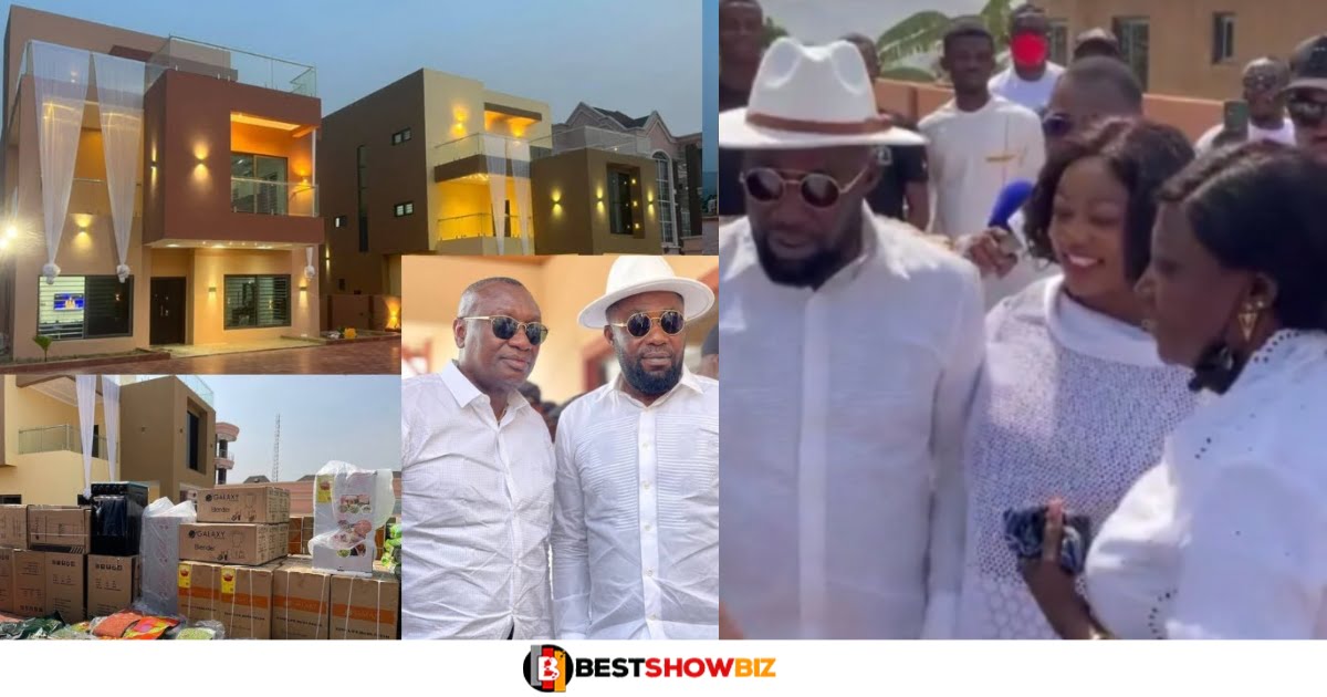 Money really talks; Osei Kwame Despite gifts his two sisters One Mansion Each As Part Of His 60th Birthday Celebrations.