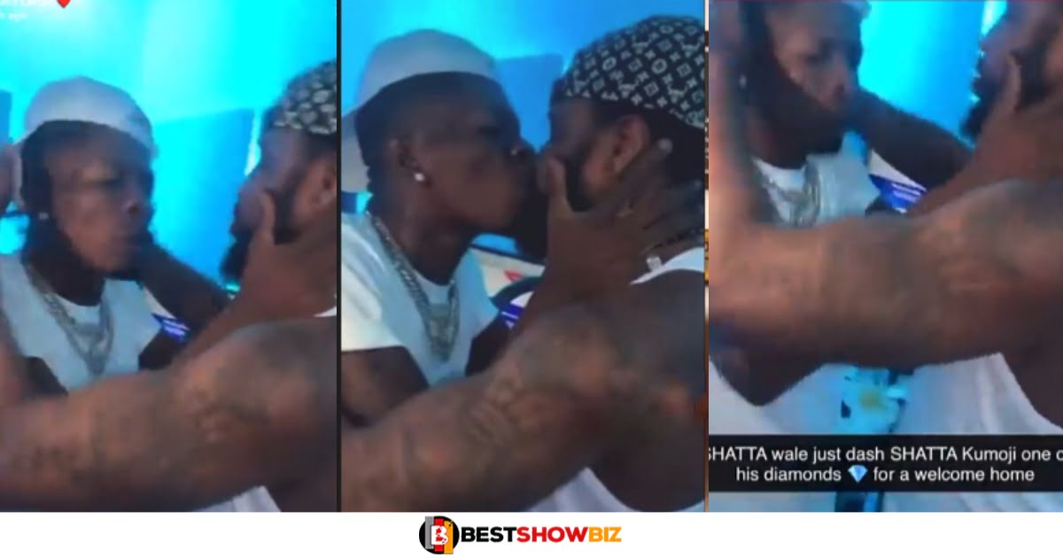 "This is not the first time i have kissed a man"- Shatta wale drops list of all the men he has kissed